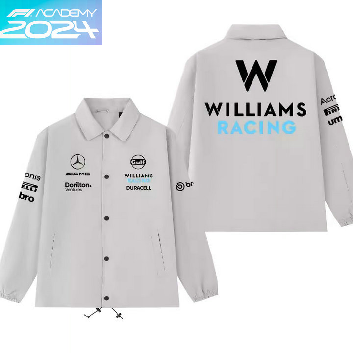 2024 Veste Williams Racing F1 AMG Surchemise épaisse Homme